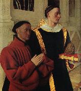 Jean Fouquet Etienne Chevalier and Saint Stephen oil painting picture wholesale